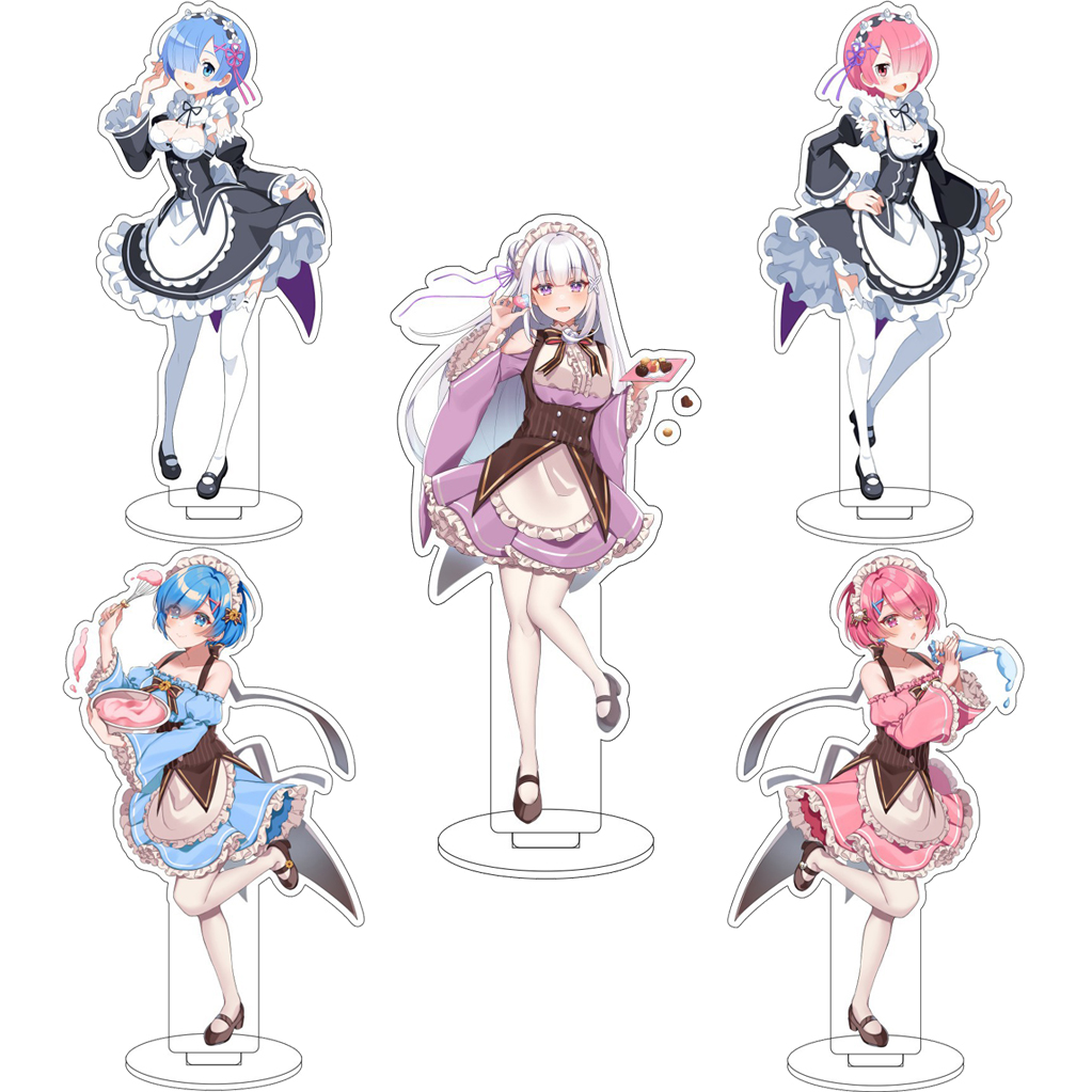 Anime Merchandise Collection - 16 ซม. อะนิเมะ Re:Zero−เริ่มต้นชีวิตใหม่ในโลกอื่น Rem Ram