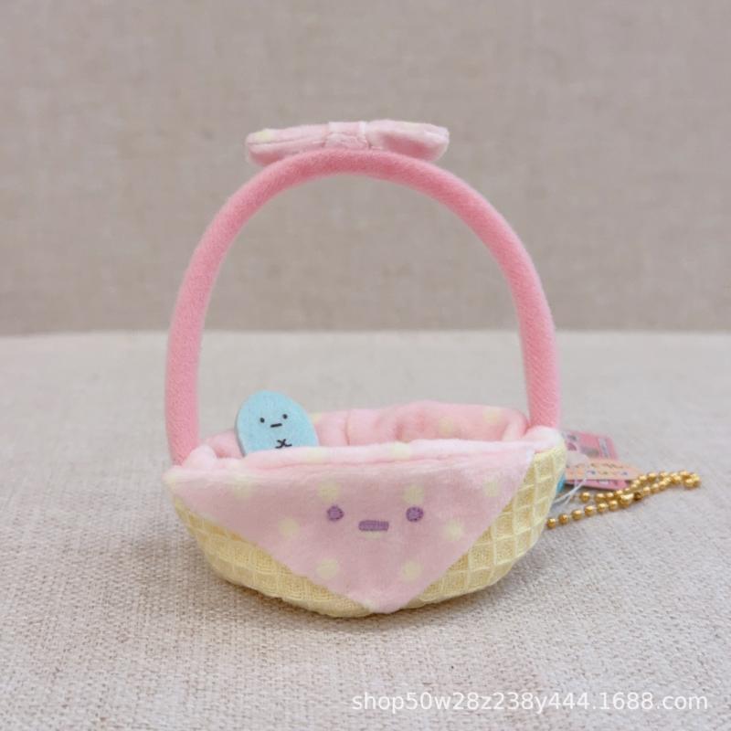 Anime Merchandise In Japanese - สินค้าอนิเมะซุมิกโกะ กูราชิจากญี่ปุ่น ตุ๊กตาผ้ากำมะหยี่ขนาดเล็ก ตะกร้าตุ๊กตาเนื้อนุ่ม กระเป๋าเป้คาวาอี้ ของตกแต่งซิป